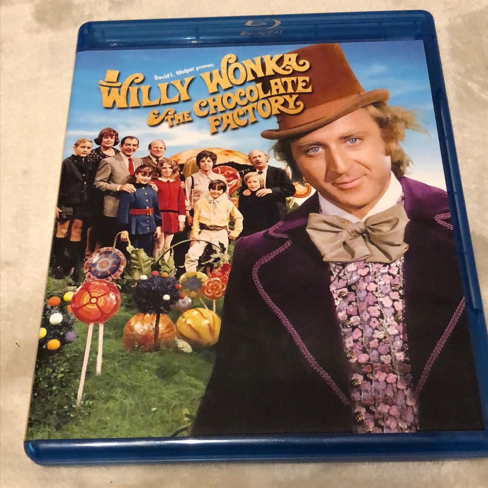 Willy Wonka & The Chocolate Factory Blu Ray DVD